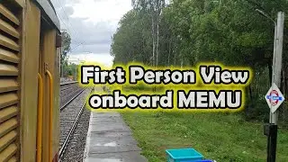 Experience the first person view from a MEMU train | Motor Car ride
