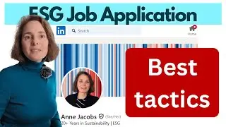 5 Steps for ESG / Sustainability Job Application - Success to Find Your Impact Job.