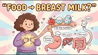 How Food Turns Into Breast Milk&hellip; Animated! 🍼✨| Inside Health | New mom tips