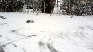 traxxas e revo brushless (proline big joe ) snow test