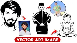 Vector Line Art photo editing telugu instagram trending boys ai photo editing 2026 New photo editing