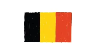Belgium Flag | Sketch #belgium #art #fag #drawing #geography #europe