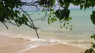 Enjoying the relaxing beaches in Jamaica