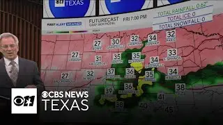 Cold windy rain in North Texas on Friday turns to freezing rain overnight