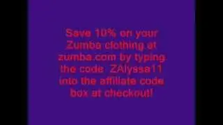 ZUMBA CLOTHING DISCOUNT!! Coupon! 10% OFF at ZUMBA.COM   AFFILIATE CODE -  ZAlyssa11