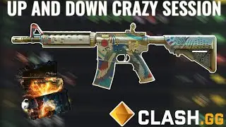 WILD UP AND DOWN SESSION ON CLASH.GG! MAX WINS AND MORE!