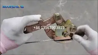 Using Method Guide Of China Galvanized Cable Gripper Cable Come along Clamp  #cable #tools #gripper