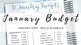 JANUARY BUDGET | 2021 | BUDGET WITH ME | BELLA PLANELLA