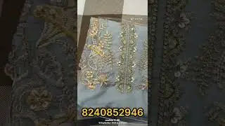 Pure organic soft organza premium quality, wedding collection party wear heavy work,etc. #dress#buy