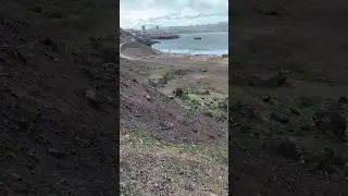 🌱 El Confital se viste de verde Un renacer verde volc&aacute;nico 🌊​&iexcl;La magia de la lluvia en Gran Canaria