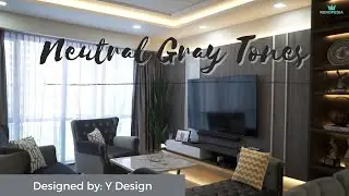 Neutral Gray Tones In A Minimalistic Home | Y Design