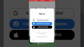 How to create an account in Niantic Campfire via Google, Facebook or Apple id?