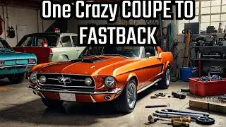 Epic Reveal: '67 Mustang Transformation from Coupe to Fastback - The Sound Will Amaze You!