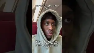 Rawdogging a 13 hour flight&hellip; #funny #real #male #sigma #travel #flight #brainrot