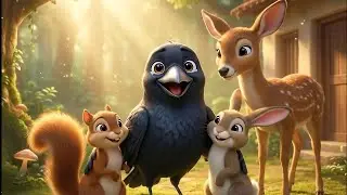 కాకి పాఠం | crow story| cinematic motivational video for kids 