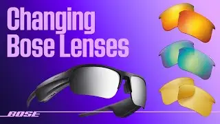 Bose Frames Tempo &ndash; смена линз Bose
