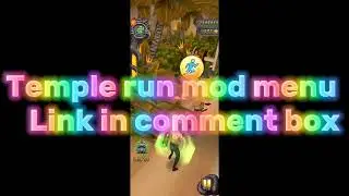 Temple run mod menu unlock all skin new hack