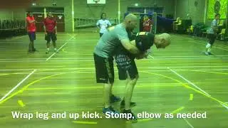 Urban Kombat Krav Maga Review P5: Rear bearhug lift