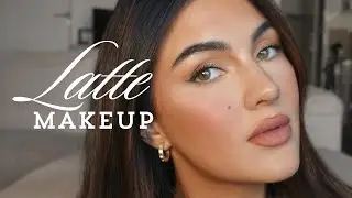 brown matte latte makeup tutorial | full face, no lashes