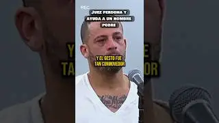 Juez perdona y salva a hombre pobre. #shorts #crime #news