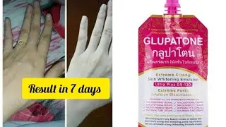 How to use Glupatone whitening emulsion|best cream for hand and feet|#glupatone|Reviews fair ✋
