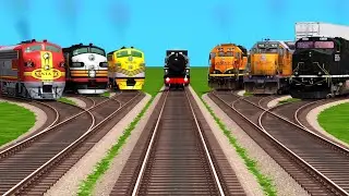 Every Day Train Crossings On Bumpy Xx Branched Railroad Tracks | train videos | train simulator 2026