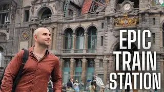 Coolest Train Station in Belgium & Public Transport Done Right