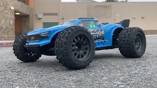 Бесколлекторная модификация ARRMA VORTEKS MEGA - новая покраска испорчена, и я сломал новое колес...