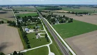 Graytown & Elliston Ohio, aerial views June 2024  ( PTXVI )