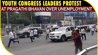 Youth Congress Leaders Protest at Pragathi Bhavan over Unemployment | BBN NEWS