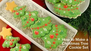How to Make a Christmas Tree Cookie Set