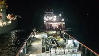 Ship to Ship Xfer Down Hole Gulf Of Mexico Frac Job