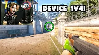 Потрясающий клатч 1 на 4 в матче FACEIT! Эйс от kyousuke - лучшие моменты CS2