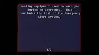 Maryland Emergency Alert System - Required Monthly Test (December 29, 2021)