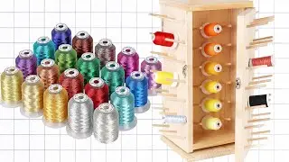 Unboxing New Brothread Embroidery Order! Spool Thread Rack is here! | Yesenia
