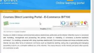 Courses Direct Online Learning Portal Tutorial