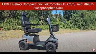 #EXCEL #Galaxy #Compact #Evo #Elektromobil 15 kmh mit Lithium Eisenphosphat Akku