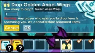 Growtopia - Buying Golden Angels And Making Nightmare Devil Wings!
