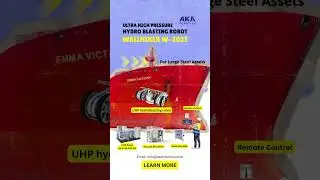 UHP Hydro Blasting Robotics System