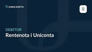 Rentenota i Uniconta