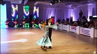 Vladislav Untu - Polina Baryshnikova. WDSF European champions 10 dance.  Tango. Kyiv, Ukraine