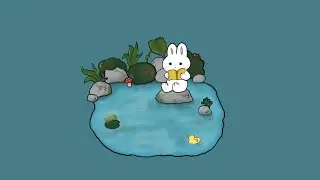 Lofi Bunny by the Lake 🌊🐰 | Chill Beats for Study, Relax & Sleep