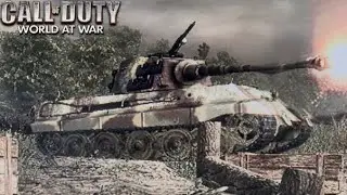 COD World At War King Tiger Tank Firing in Seelow Heights Their Land Their Blood Mission