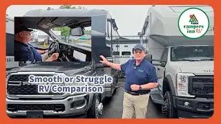 Super C RV Showdown: Dynamax Ram 5500 vs. Lineage Ford F-600