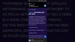 How to perform daily task on focusnetwork