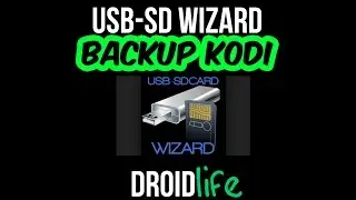 Backup Kodi Using USB-SD Wizard. Easy to Follow Video