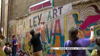 Siouxlanders experience art in a unique way at Alley Art Festival