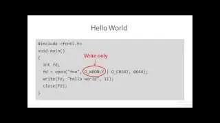 01 02 System Calls and Error Handling