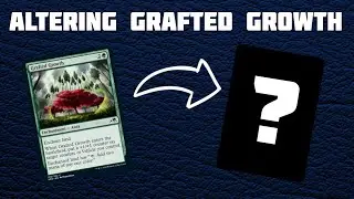MtG Altered Art - Grafted Growth - Border Extension