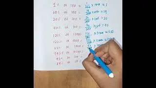 Percentage tricks 🤟🎯